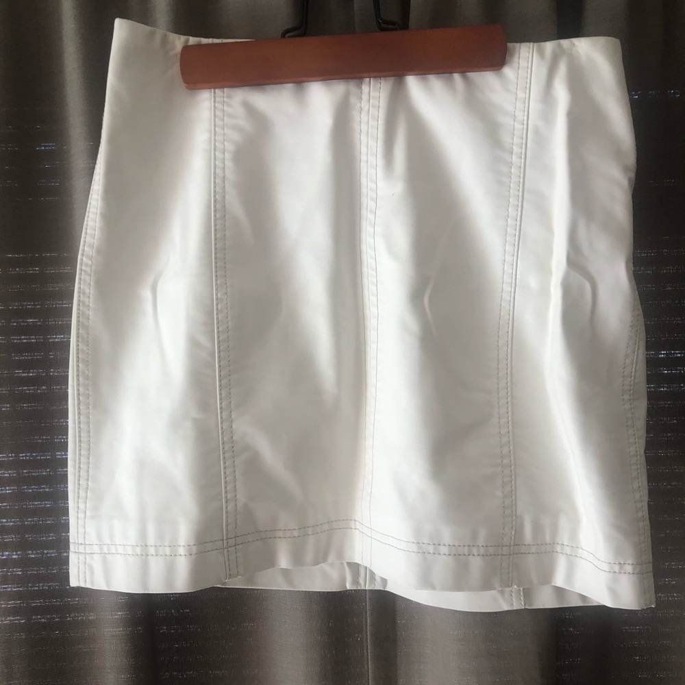 Vegan leather skirt